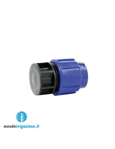 Raccordo compressione tappo 20 per impianti irrigazione