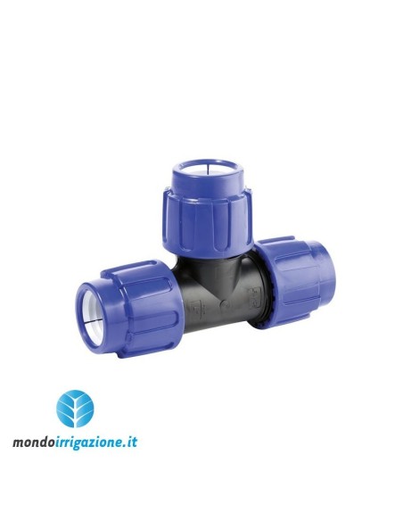 Ti Tee raccordo a compressione per irrigazione - Diam 20mm