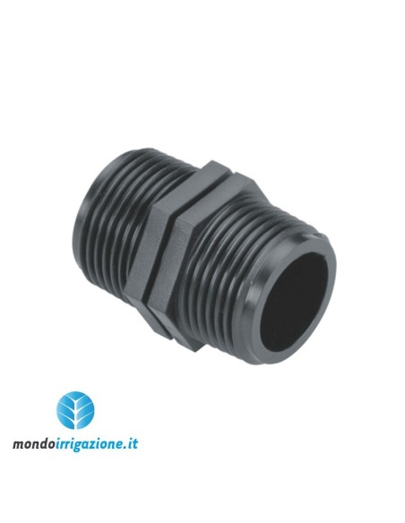 Nipplo 1" 1/4 per il collegamento di elettrovalvole, collettori, irrigatori