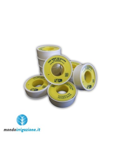 Nastro teflon 12mm x 12mt spessore 0,075