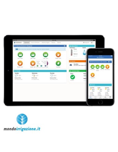 Centralina Programmator WiFi Hunter HC Hydrawise - 6 stazioni Interno - App e gestione remota