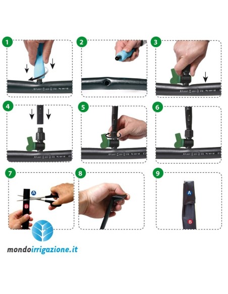Kit irrigazione Orto - Irritec Veggie Garden Kit - Montaggio