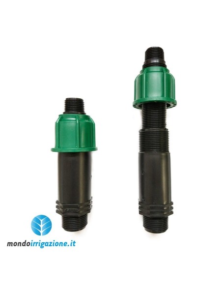 Prolunga estensibile filettata 1/2"x3/4" - Altezza variabile