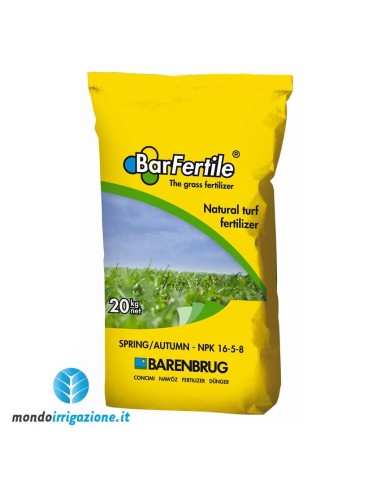 BarFertile Barenbrug Primavera&Autunno - 20kg - Concime organo minerale