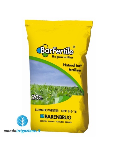 BarFertile Barenbrug Estate&Inverno - 20kg - Concime organo-minerale