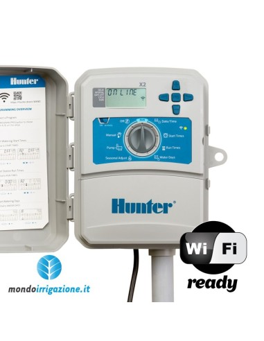 Centralina Programmatore Hunter X2 6 stazioni esterno - X2601E