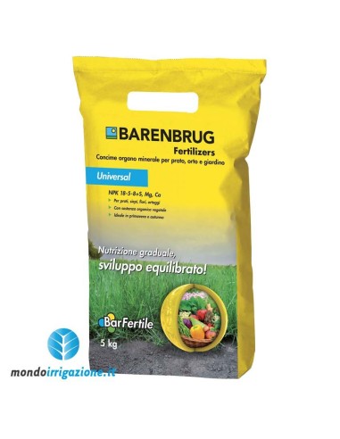 BarFertile Universal - 5kg - Concime organo-minerale