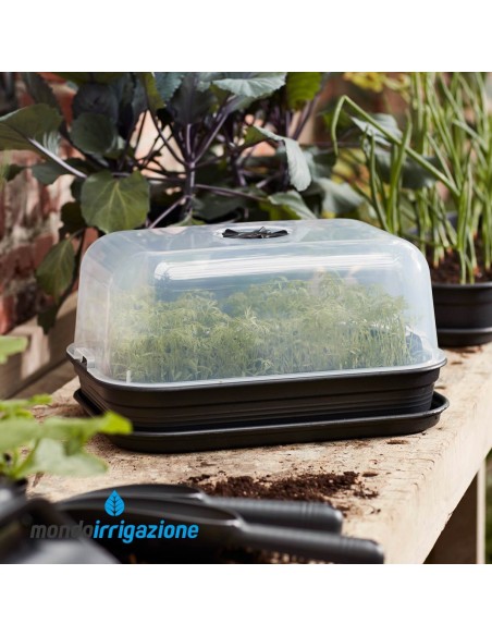 Vaso serra Orto per aromatiche in cucina - Elho Green Basics Grow Tray M 36cm