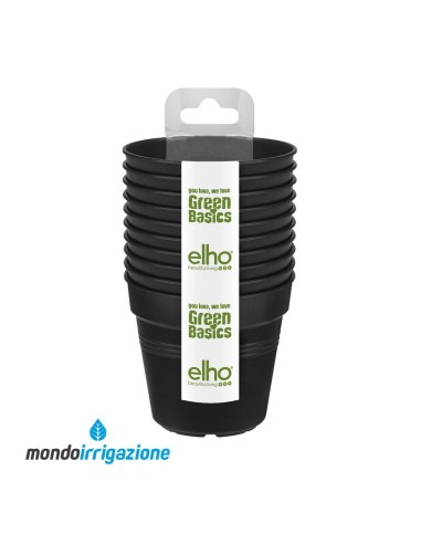 10 Vasetti Orto balcone - Elho Green Basics Growpot Starter Set 8cm