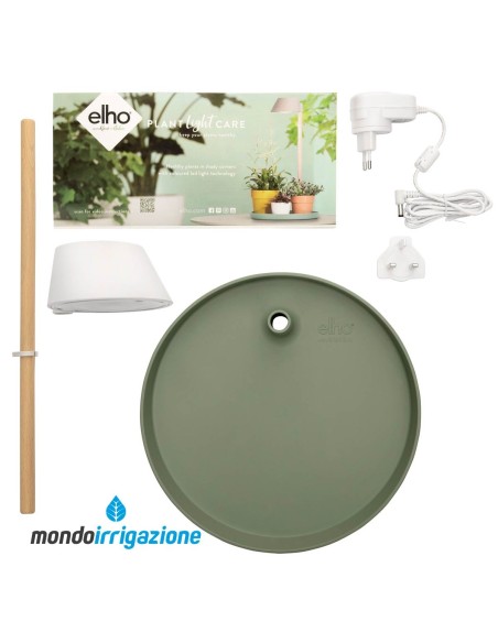 Lampada coltivazione piante indoor - Elho Plant Light Care - luce vasi - Kit