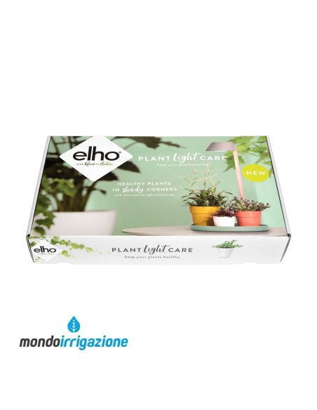 Lampada coltivazione piante indoor - Elho Plant Light Care - luce vasi - Confezione