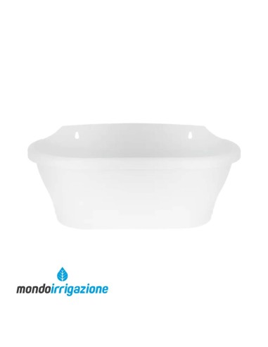 Vaso-Fioriera da Muro - Elho Corsica Wall Basket 39cm - White - Per balconi