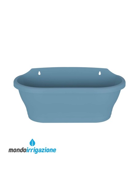 Vaso-Fioriera da Muro - Elho Corsica Wall Basket 39cm - Vintage Blue