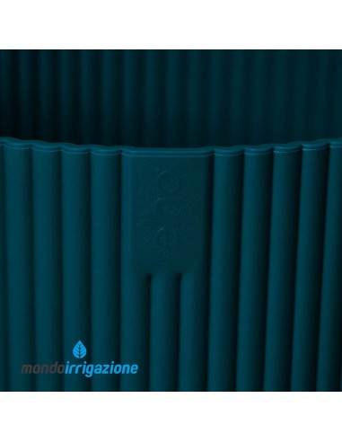 Vaso colorato da Interno design - Elho Vibes Fold Round - Deep Blue - dettaglio