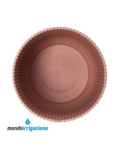 Vaso di design moderno e colorato da interno - Elho Vibes Fold Round - Delicate Pink - sopra