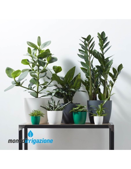 Vaso da Interno design - Elho Brussel Round - White - composizione colori