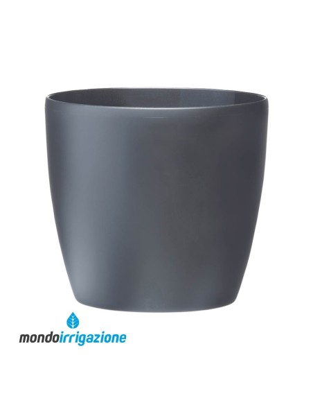 Vaso da Interno alto con ruote - Elho Brussel Round Wheels 35cm - Anthracite