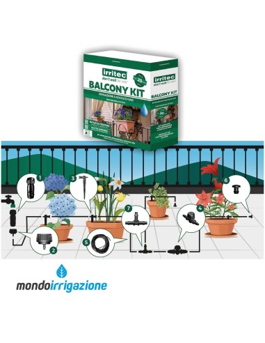 Kit irrigazione vasi Balcone - Irritec Balcony Kit