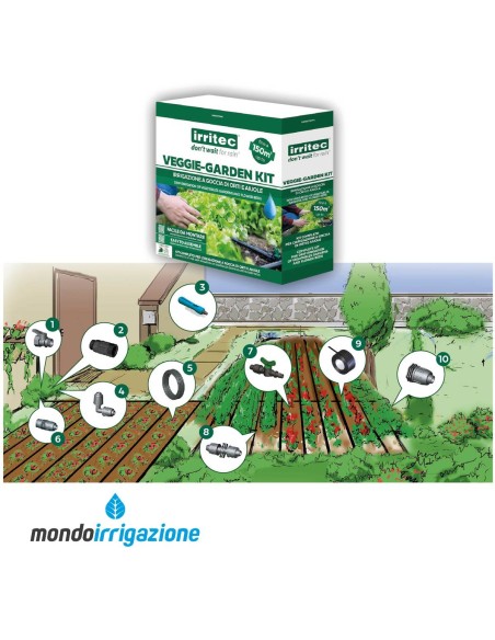 Kit irrigazione Orto - Irritec Veggie Garden Kit
