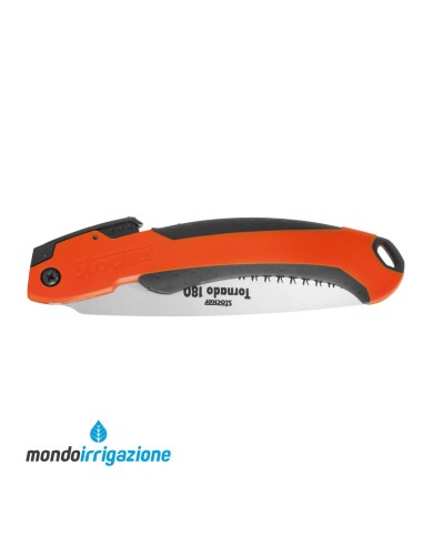 Seghetto pieghevole Stocker Tornado 180 - Professionale potatura giardinaggio - Chiuso