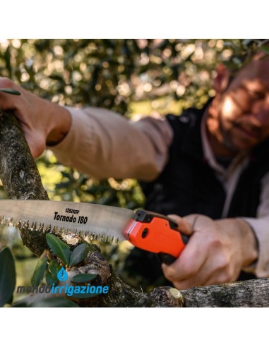Seghetto pieghevole Stocker Tornado 180 - Professionale potatura giardinaggio - Utilizzo