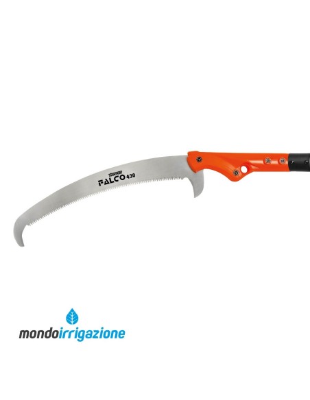 Seghetto con manico telescopico 230-385cm Stocker Falco 430TC - Professionale potatura giardinaggio - Lama