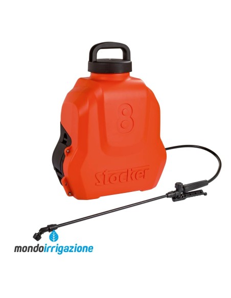Pompa a zaino a batteria litio 8 lt Stocker - 2,5 bar