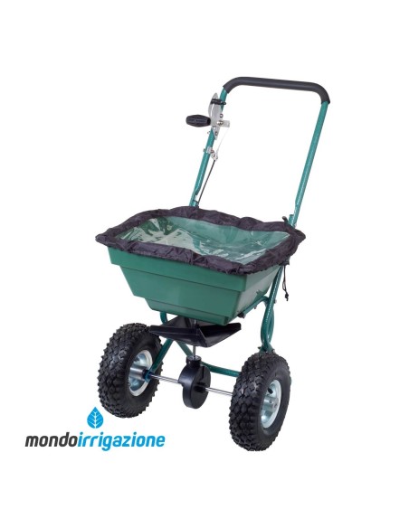 Carrello Spandiconcime Seminatrice Spargisale Stocker - 25 lt