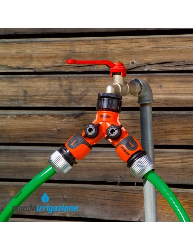 Raccordo Doppio Rubinetto Giardino - Foto 4