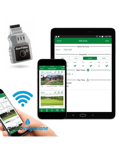 Centralina Programmatore Rain Bird ESP-RZXe 6 stazioni esterno - RZXe6 Compatibile WiFi - Modulo e App