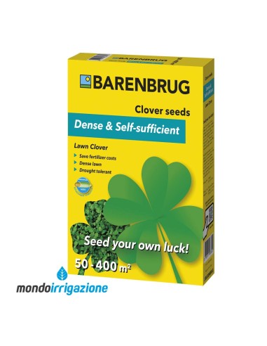 Trifoglio nanissimo Barenbrug - 0,5kg - Semi prato Lawn Clover
