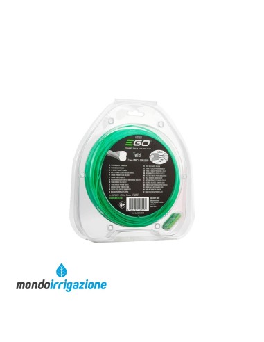 AL2050T - Filo tondo ritorto 50m x 2.0mm per decespugliatori Ego