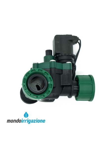 Elettrovalvola Irritec VTN 1" 9V - Completa di collettore FF - Vista laterale