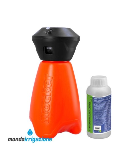 Nebulizzatore anti Zanzare Stocker Geyser Mini 2lt - con Florifens 100 ml
