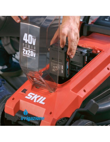 0130 BA - Rasaerba Skil a batteria 40V - Batterie