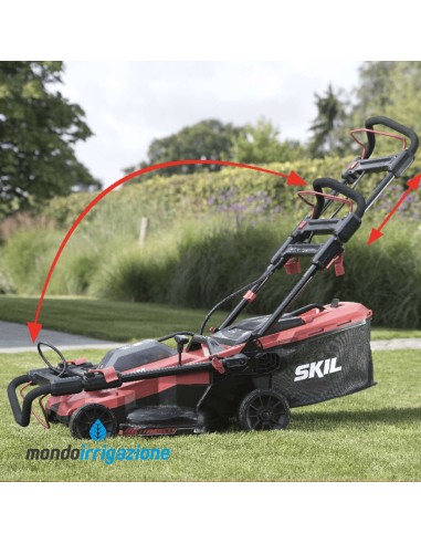 0140 BA - Rasaerba Skil a batteria - Manubrio pieghevole