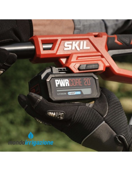 0640 CA - Tagliasiepi Estensibile a Batteria Skil 20V - Batteria