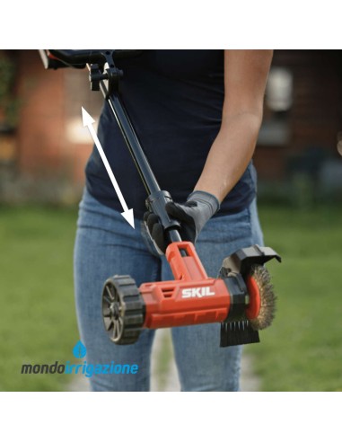 0660 CA - Spazzolatrice a Batteria Skil - Asta telescopica regolabile