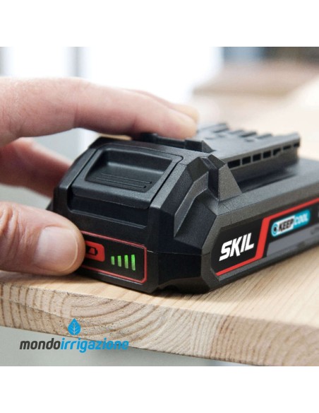 3107 AA - Batteria al litio da 2,0Ah Skil - Indicatore carica
