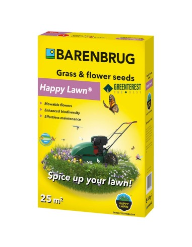 Happy Lawn Barenbrug - 500 g - Semi prato fiorito, Fiori
