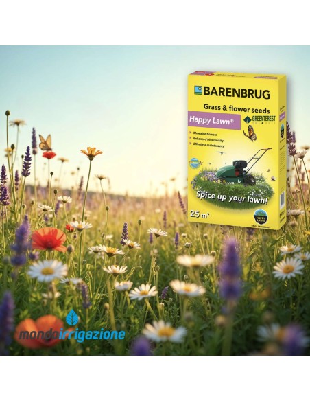 Happy Lawn Barenbrug - 500 g - Semi prato fiori