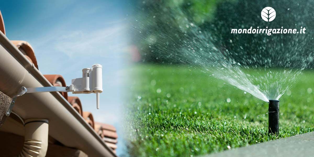 Sensore pioggia per impianti di irrigazione