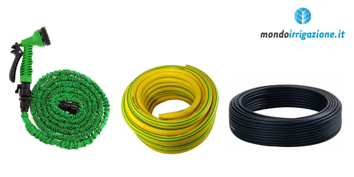 Tubi per irrigazione da giardino e impianti di irrigazione. Guida alla scelta
