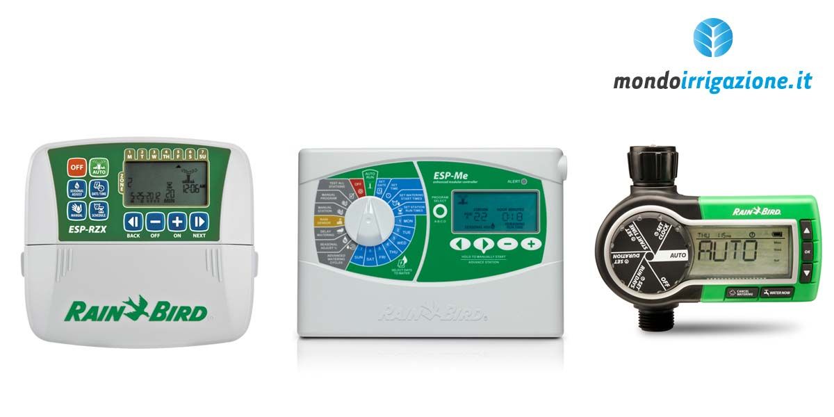 Centraline e programmatori per l'irrigazione Rain Bird