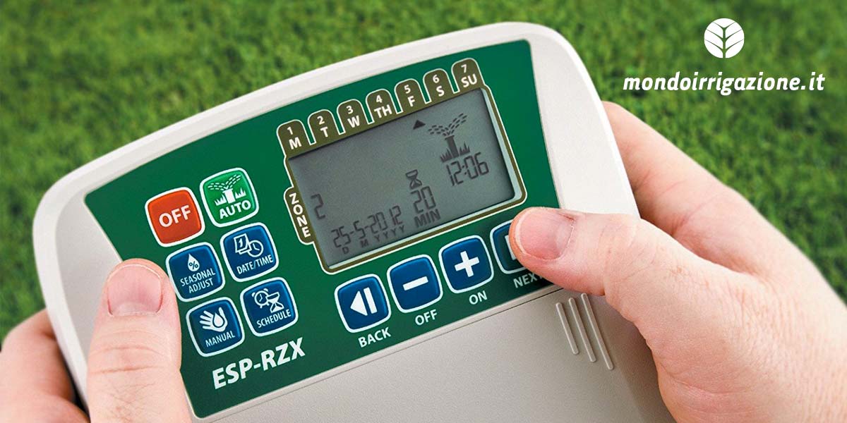 Programmatore analogico per irrigazione giardino con timer elettronico