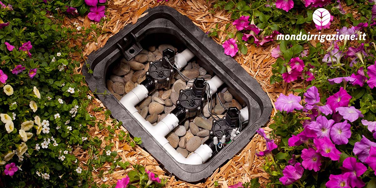 Installare le elettrovalvole nel pozzetto