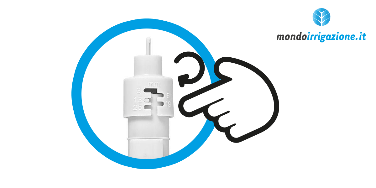 Regolazione del sensore pioggia per impianti di irrigazione