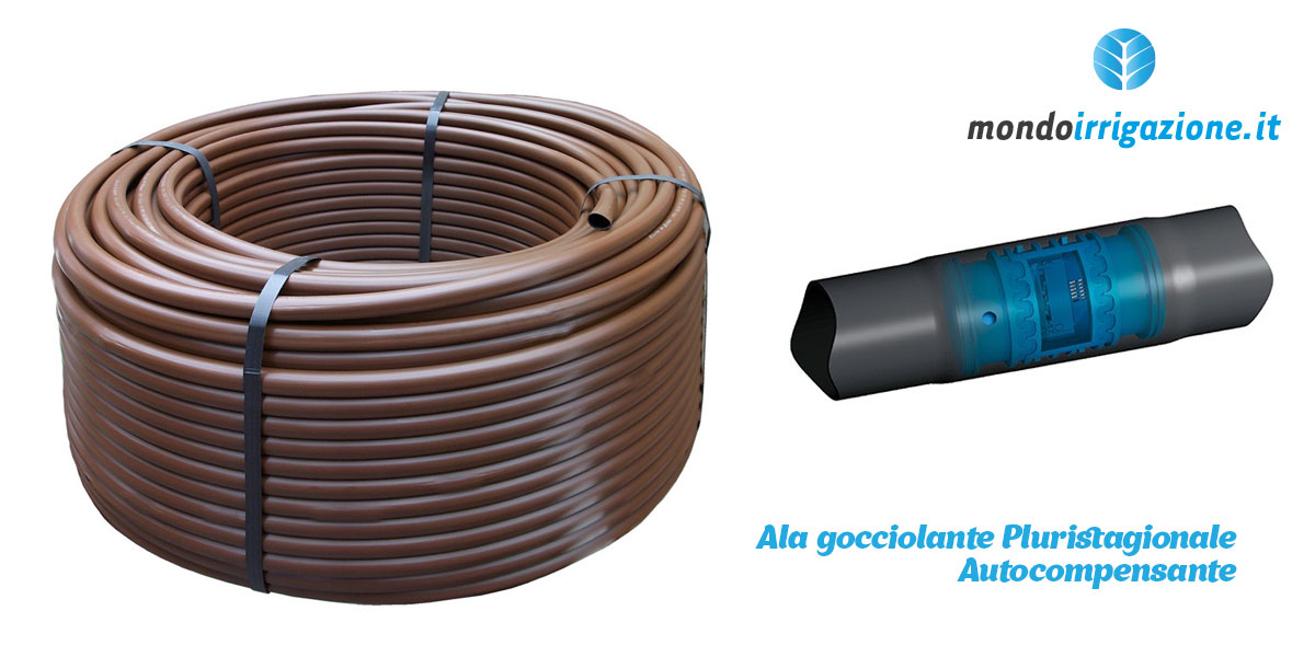 Tubo irrigazione ala gocciolante autocompensante pluristagionale
